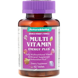 Plus Advanced Formula FutureBiotics, Advanced Women's Formula, Multi Vitamin Energy Plus, 60 Tablets (Pack of 1) ()
