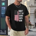 thumbnail image 4 of Don't Let The Hard Days Win Trendy Men's Cotton Short Sleeve HD Print Tee for Casual T-Shirt Crew Neck Top Black XL, 4 of 7