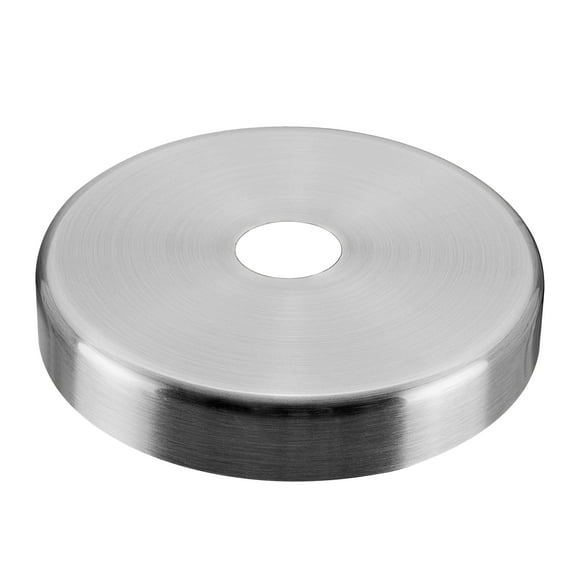 Aspen Creative 21506-21 Brushed Nickel Contemporary Chandelier Fixture Canopy, 5-1/8" Diameter, 1" Center Hole