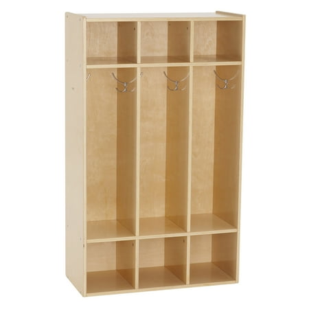 Birch Streamline 3-Section Coat Locker
