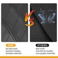 thumbnail image 4 of Unique Bargains Cargo Liner Rear Trunk Mat Rear Trunk Cargo Luggage Boot Tray Mat for Toyota Camry 5 Seat 2018-2025 TPE Black Anti-Slip Diamond Pattern, 4 of 7