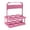 Pink, variant on Ashosteey Foldable Plastic Drink Carrier,Bottles Plastic Beer Collector with Handle, Drink Carrier for Delivery, Drinks Container for Outdoor BBQ Picnic, Safe & Easy Transport for KTV and Party