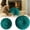 Green, variant on Clearance Under $6.09 Velvet Pumpkin Throw Pillow, Round Pleated Decorative Cushion with Center Button, Soft Plush Floor Pillow for Sofa, Bed, and Vanity Chair