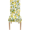 thumbnail image 2 of Chair Covers for Dining Room Set of 6,Stretch Kitchen Chair Slipcover 6 Pieces, Dining Chair Cover 6 Pack, Washable and Removable (Lemon), 2 of 5