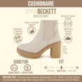 thumbnail image 5 of Cushionaire Beckett Chelsea Boots for Women | Stylish Platform Ankle Boots with Chunky Heel and Lug Sole | Comfortable Everyday Boots with Wide Widths Available, 5 of 14