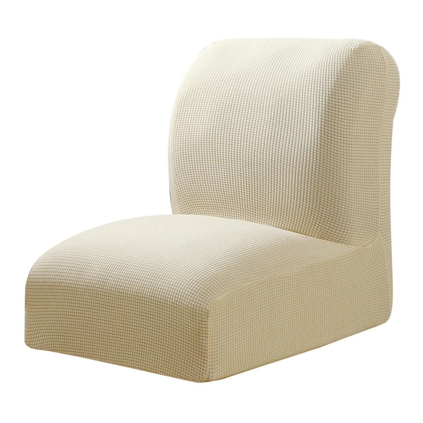 Fundas para sillas de comedor Fundas Elásticas Para Sillas De Comedor Funda Sólida Clásica Para Sillas Funda Beige Beige Magideal Fundas para sillas de comedor