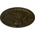 thumbnail image 3 of Ekena Millwork 26"OD x 3"P Tristan Ceiling Medallion (Fits Canopies up to 5 1/2"), Hand-Painted Green Gold, 3 of 5
