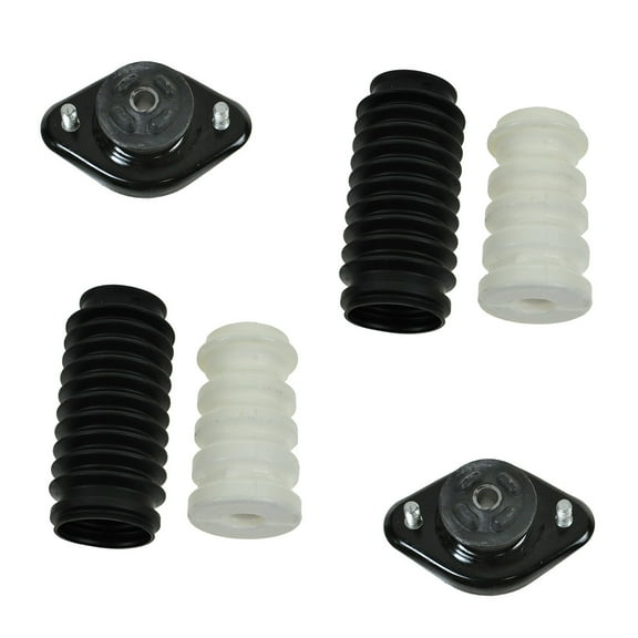 TRQ Rear Upper Strut Mount Dust Sleeve Boot Pair Kit Set for BMW E36 E46 SKA56548 Fits select: 2000-2001 BMW Z3, 2001-2005 BMW 325