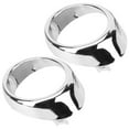 thumbnail image 2 of Zcargel 1Pair Front Bumper Fog Light Cover Trim Chrome ABS Fits for Infiniti G37 2010-2013 Replace 62257-1MS2A, 2 of 10
