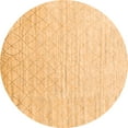 thumbnail image 1 of Ahgly Company Indoor Round Solid Orange Modern Area Rugs, 7' Round, 1 of 4