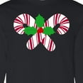 thumbnail image 4 of Inktastic Candy Canes and Holly Christmas Long Sleeve T-Shirt, 4 of 5