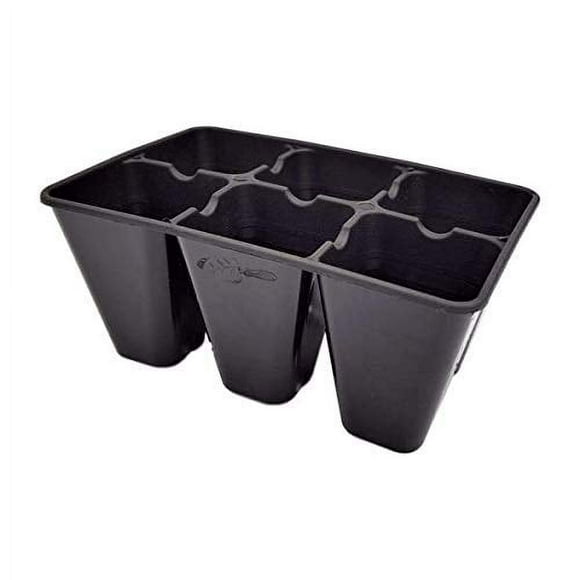 Plateaux de Démarrage de Semis Extra Forts 6 Cellules, Lot de 60 (360 Cellules), pour germination des Graines et Propagation des Plantes