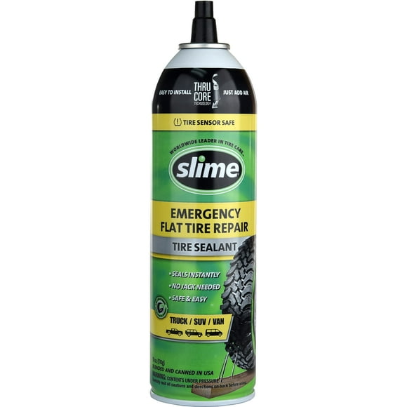 Sellador de reparación de pinchazos en neumáticos Slime 60187, 532 ml, para automóviles