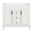 thumbnail image 3 of M optimized 35" Bathroom Vanity Cabinet Freestanding Storage Vanity with 2 Door, 2 Drawer, 35.1" x 18.1" x 33", Not Including Top Sink, 3 of 8