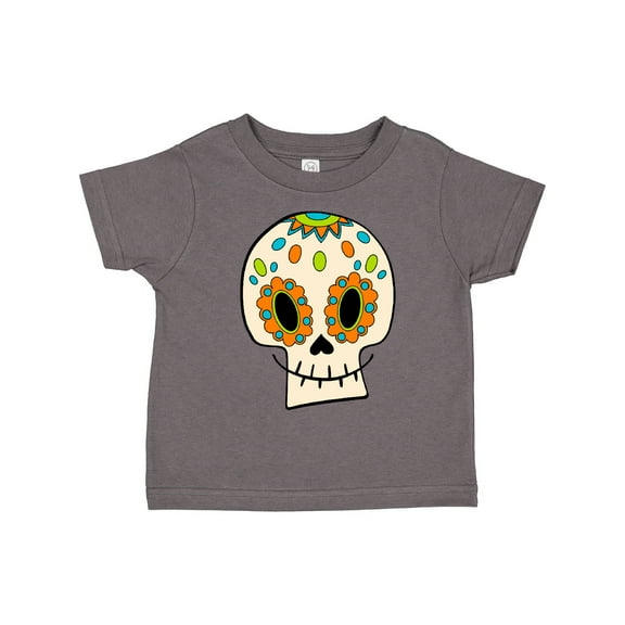 Inktastic Smiling Sugar Skull for Day of the Dead Boys or Girls Toddler T-Shirt