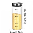 thumbnail image 4 of Glass Salt and Pepper Shakers with Adjustable Pour Holes and Rotating Lids, Clear Spice Dispensers Seasoning Jars for Kitchen, BBQ, Camping, Restaurant, and Farmhouse Table Use 200ML, 4 of 7