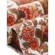 thumbnail image 5 of Vestido Boho de Mujer Inspire Chic con Mangas Cortas Abullonadas, Off-Shoulder, Floral, Smocked, Maxi, Naranja, XL, 5 of 6