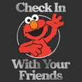 thumbnail image 2 of Men's Sesame Street Elmo Check In With Your Friends Graphic T-Shirt, 2 of 5