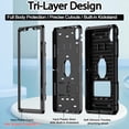 thumbnail image 6 of BMOUO Case for iPad Air 11-inch M4 (2026) / M3 (2025) / M2 (2024), iPad Air 5th (2022) / 4th Generation (2020) 10.9 Inch, Shockproof Protective Cover Case with Built-in Stand / Pencil Holder, Black, 6 of 7
