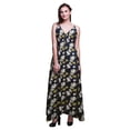 thumbnail image 1 of Bimba Robe Longue Imprimée d'Été pour Femmes, Col en V, Tenue de Villégiature Vacances - Très Grand, 1 of 4