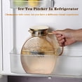 thumbnail image 2 of Jarra de Vidrio con Tapa para Puerta de Refrigerador, Jarra Grande de 2,5 L/84 Oz para Agua, Limonada y Té Helado con Asa., 2 of 5