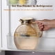 thumbnail image 2 of Jarra de Vidrio con Tapa para Puerta de Refrigerador, Jarra Grande de 2,5 L/84 Oz para Agua, Limonada y Té Helado con Asa., 2 of 5