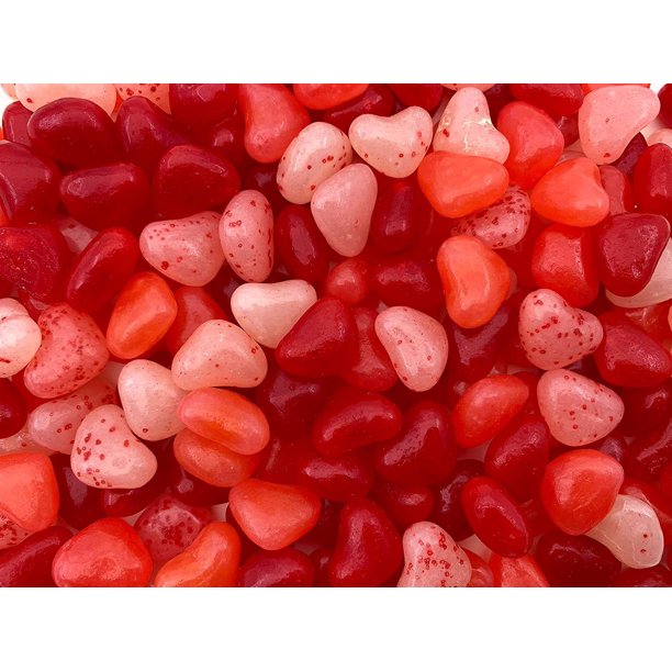 JOLLY RANCHER Jelly Beans Hearts, Valentine's Day Candy, 5 pounds bag