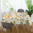 thumbnail image 3 of Yayeee Tablecloths 60" x 90" Rectangle Wrinkle Resistant Party Table Cover, Birds Tea Time, 3 of 8