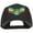 Black, variant on Crown Wing King Rasta Patched Cap - Khaki OSFM