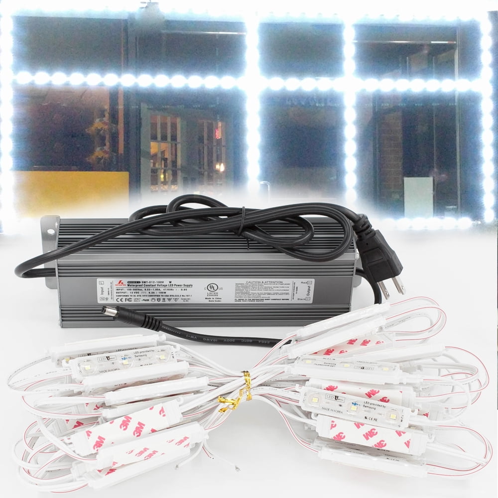 LEDUPDATES 25ft Premium Brightest Storefront Window LED Light Module