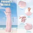 thumbnail image 2 of BlinkLLX 2 Pairs UV Long Sun Gloves Women's Sunblock Driving Gloves Non Slip Full Finger Arm Sun Protective for Outdoor Sports, 2 of 14