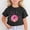Black, variant on Trendfront Girls Donut Graphic Shirt Sweet Treat Print Summer Tee Crewneck Short Sleeve Casual T-Shirt Trendy Playwear Tops for Girls