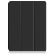 iPad Air 5th 4th Generation Case, iPad 10.9 Case 2022 2020, Allytech Ultra Slim Trifold Stand Protective Multi Angle Stand Pencil Holder Case Cover for Apple iPad Air 4 5, Black