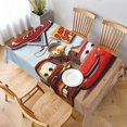 thumbnail image 1 of Mantel de Cars Lightning Mcqueen para cocina, comedor, fiesta, elegante mantel impermeable, lavable, resistente a las arrugas, decorativo, rectangular, 60 x 90 pulgadas, 1 of 8