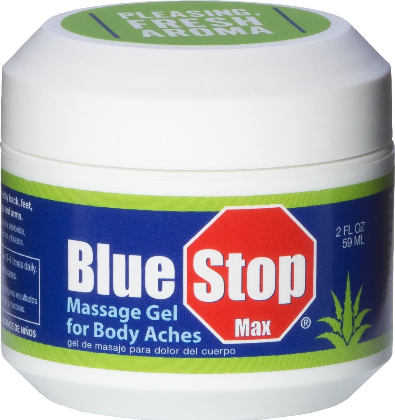 Blue Stop Max® Massage Gel for Body Aches, 2 fl oz