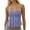 Blue, variant on Women's Strapless Tube Top Summer Casual Bandeau Crop Tank Top Sleeveless Ruffle Design Flowy Blouse for Daily Wear