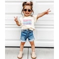 thumbnail image 3 of Threenager Groovy Adorable 3rd Birthday Shirt for Infant Baby Toddler Girls Third Birthday Outfit Natural Shirt 5-6, 3 of 6