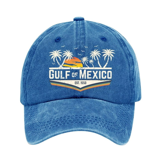 Visors Of Mexico Casquette de Baseball Décontractée Imprimée Casquette Rétro Casquette à Langue de Canard en Polyester