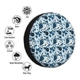 thumbnail image 4 of Susaid Daisies Flowers Print Water Proof Spare Tire Cover Wheel Tire Dust-proof Cover Fit Trailer, RV, SUV and Many Vehicle-14 inch, 4 of 6