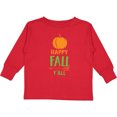 thumbnail image 3 of Inktastic Happy Fall Y'all, Pumpkin, Arrow - Orange Green Boys or Girls Long Sleeve Toddler T-Shirt, 3 of 5