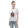thumbnail image 4 of T-Shirt Basique à Manches Courtes pour Femmes une Pièce Jinping, 4 of 6