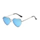 thumbnail image 1 of Gafas de sol Sonducket de PVC en forma de corazón marco de metal dorado, 1 of 6