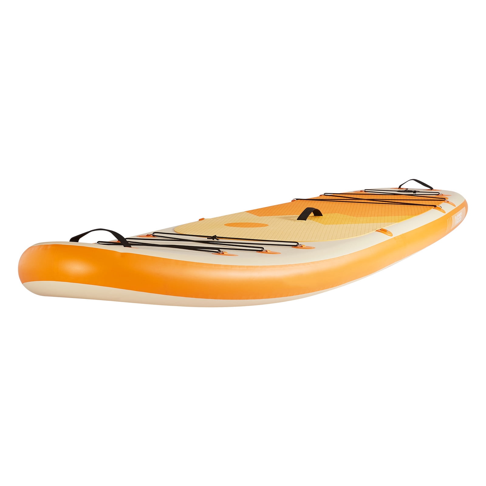 KFFKFF Inflatable Stand Up Paddle Board, 11.6' x 35" x 6" Wide Lightweight SUP, Complete Set with Pump, Paddle, Fin, Backpack, Ankle Leash, Strap, Non-slip Deck for Teens & Adults