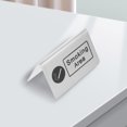 thumbnail image 4 of 1Pack Silver Rectangular Smoking Area Signboard For Business Indicate Zones 10.2X6.3X6.3in, 4 of 8