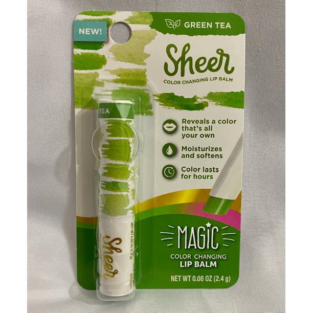 Green Tea Lip Enhancing Mood Color Lip balm Gloss