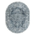 thumbnail image 3 of Unique Loom Oxford Collection Area Rug - Bodleian (8' x 10' Oval Blue/Ivory), 3 of 7