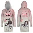 thumbnail image 3 of Every Fart is Love Note English Springer Spaniel Guilty Face Happy Valentine's All Over Print 3D Hooded Duffle Toggle Coat Springers Dog Lover Gifts - 01016, 3 of 6