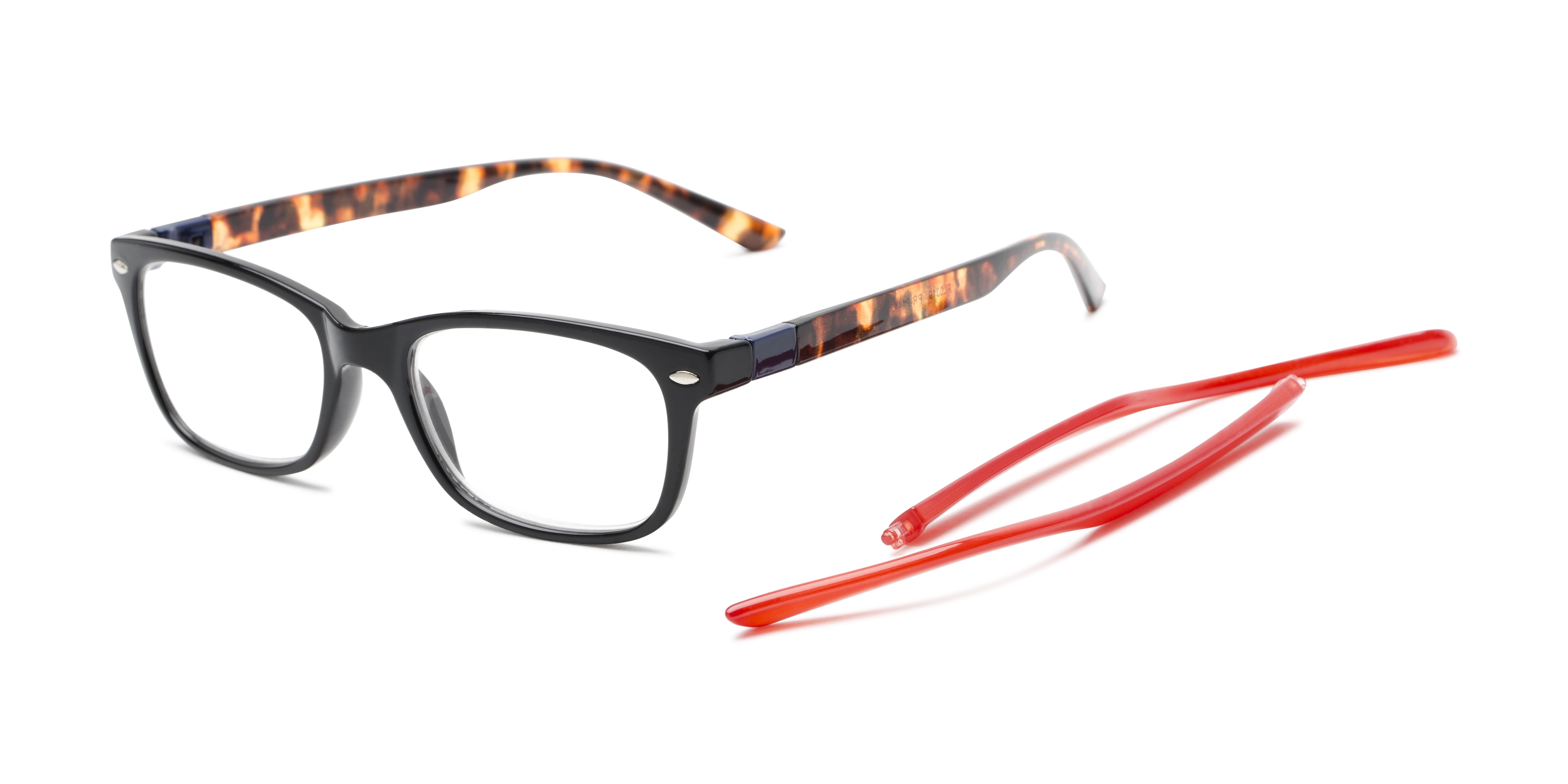 Reading Glasses Reader, Plastic Rectangle Frame