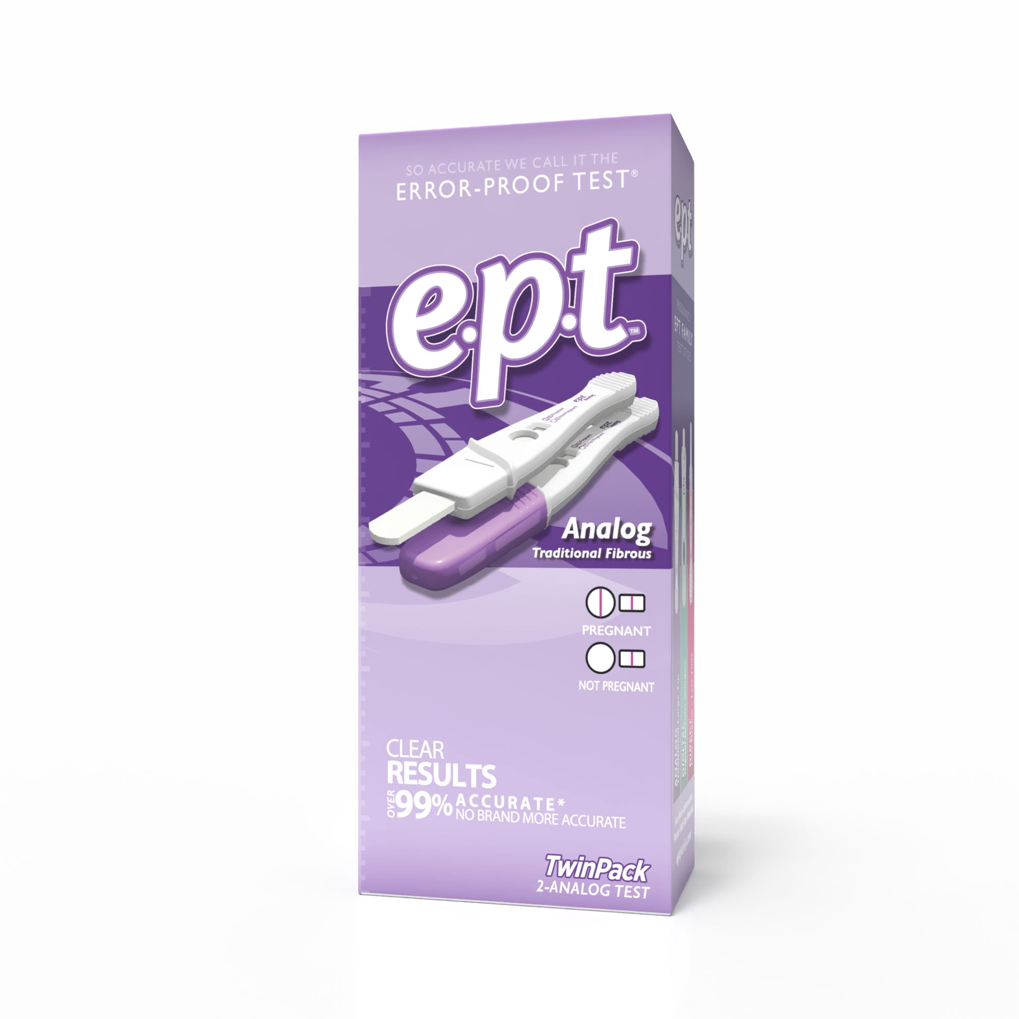 e.p.t. Analog Early Pregnancy Tests, 2 Count