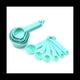 thumbnail image 3 of Juego de 5 Tazas y Cucharas Medidoras (11 Piezas/Juego), Cucharas Medidoras de PláStico Apilables para Ingredientes Secos y LíQuidos, 3 of 8